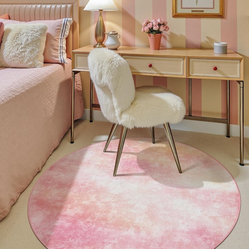Round Living Room Carpet Vinta - Printing On Commercial review and price